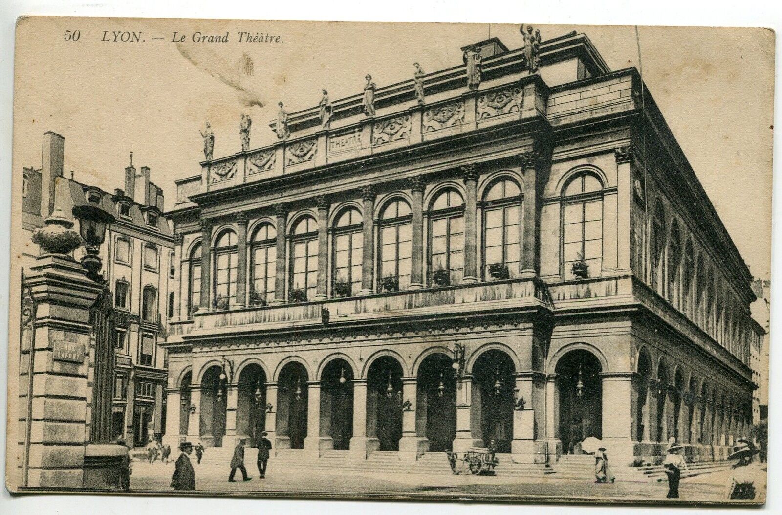 CARTE POSTALE LYON LE GRAND THEATRE 400813966430