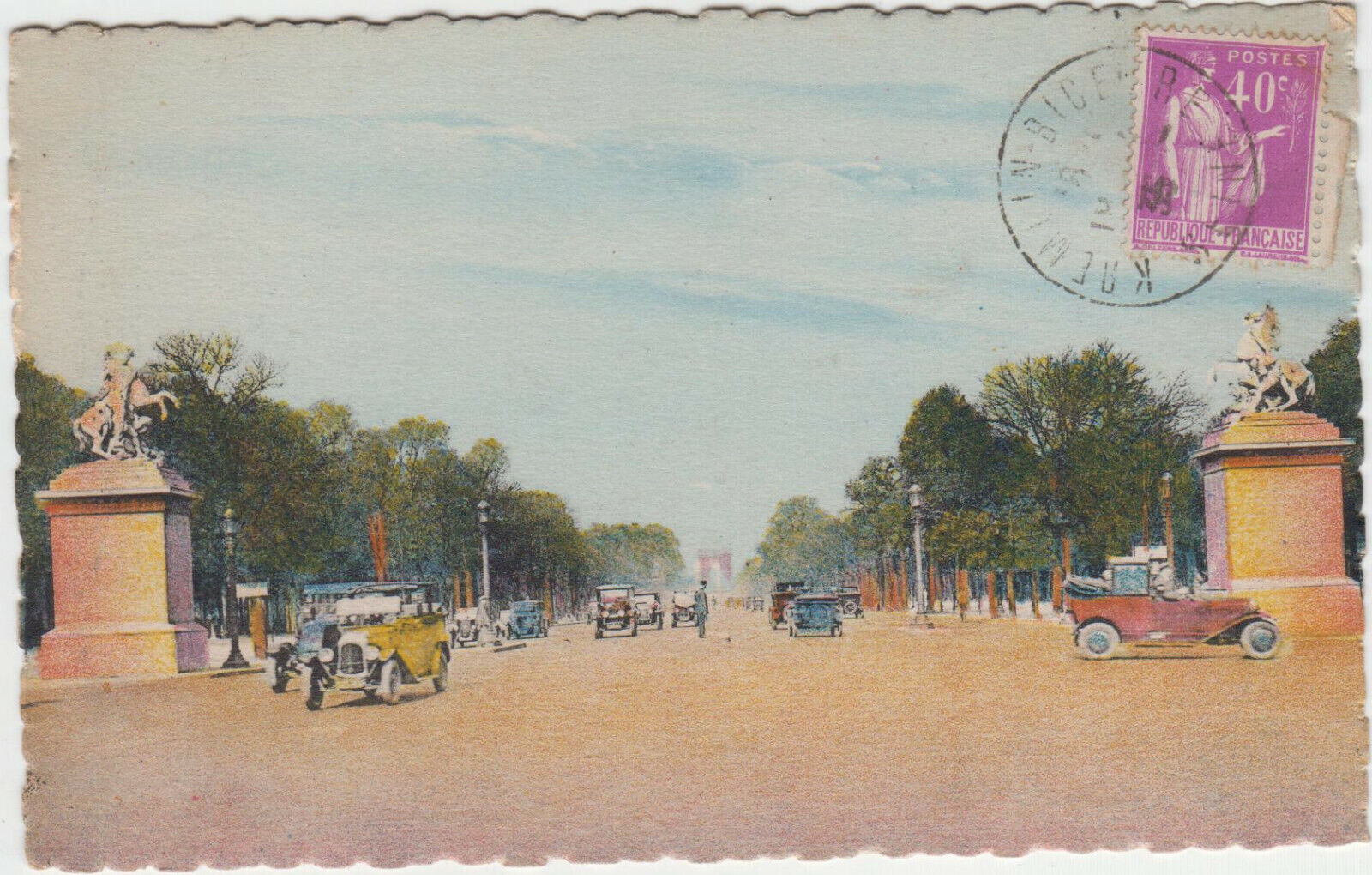 CARTE POSTALE PARIS AVENUE DES CHAMPS ELYSEES 401917976100