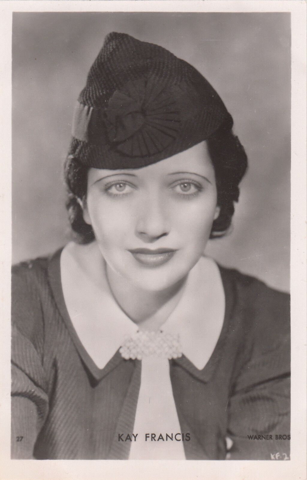 CARTE POSTALE PHOTO PERSONNALITE KAY FRANCIS 400340359530