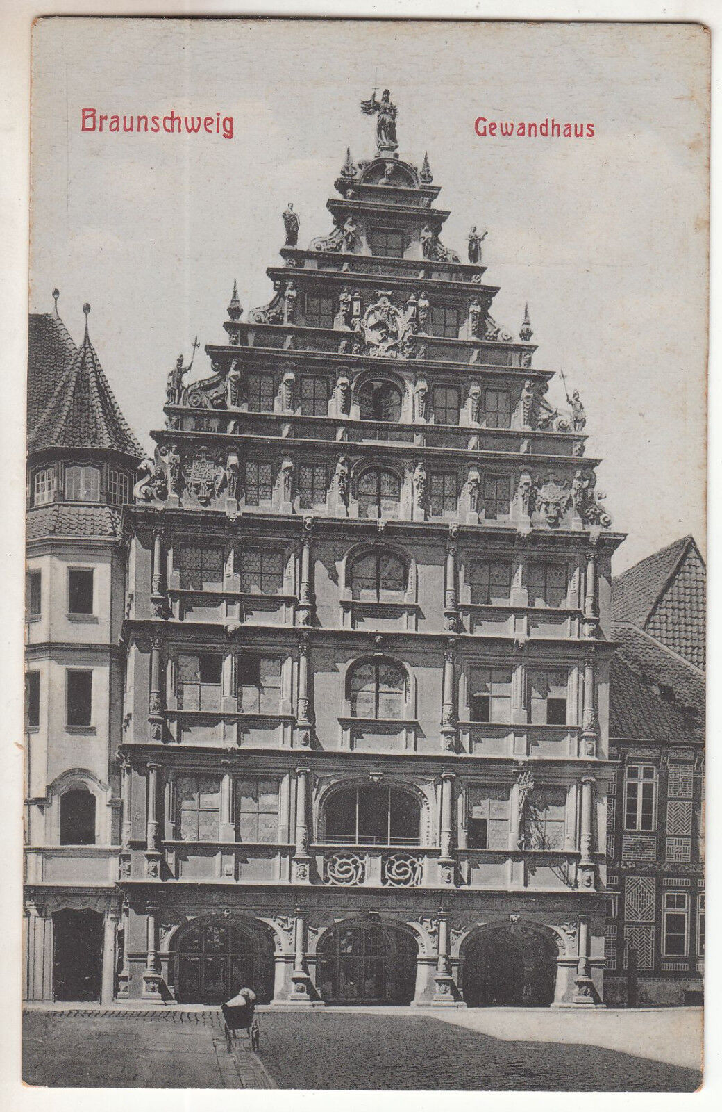 CARTE POSTALE POFTKARTE ALLEMAGNE BRAUNSCHWEIG GEWANDHAUS 401628412710