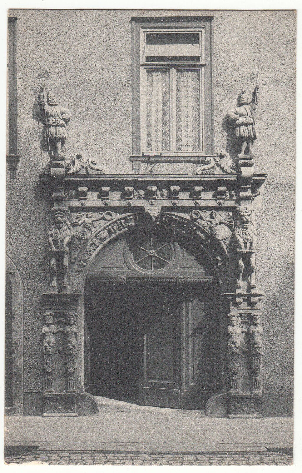 CARTE POSTALE POFTKARTE ALLEMAGNE BRAUNSCHWEIG PORTAL IN DER SONNENSTRABE 401628412700