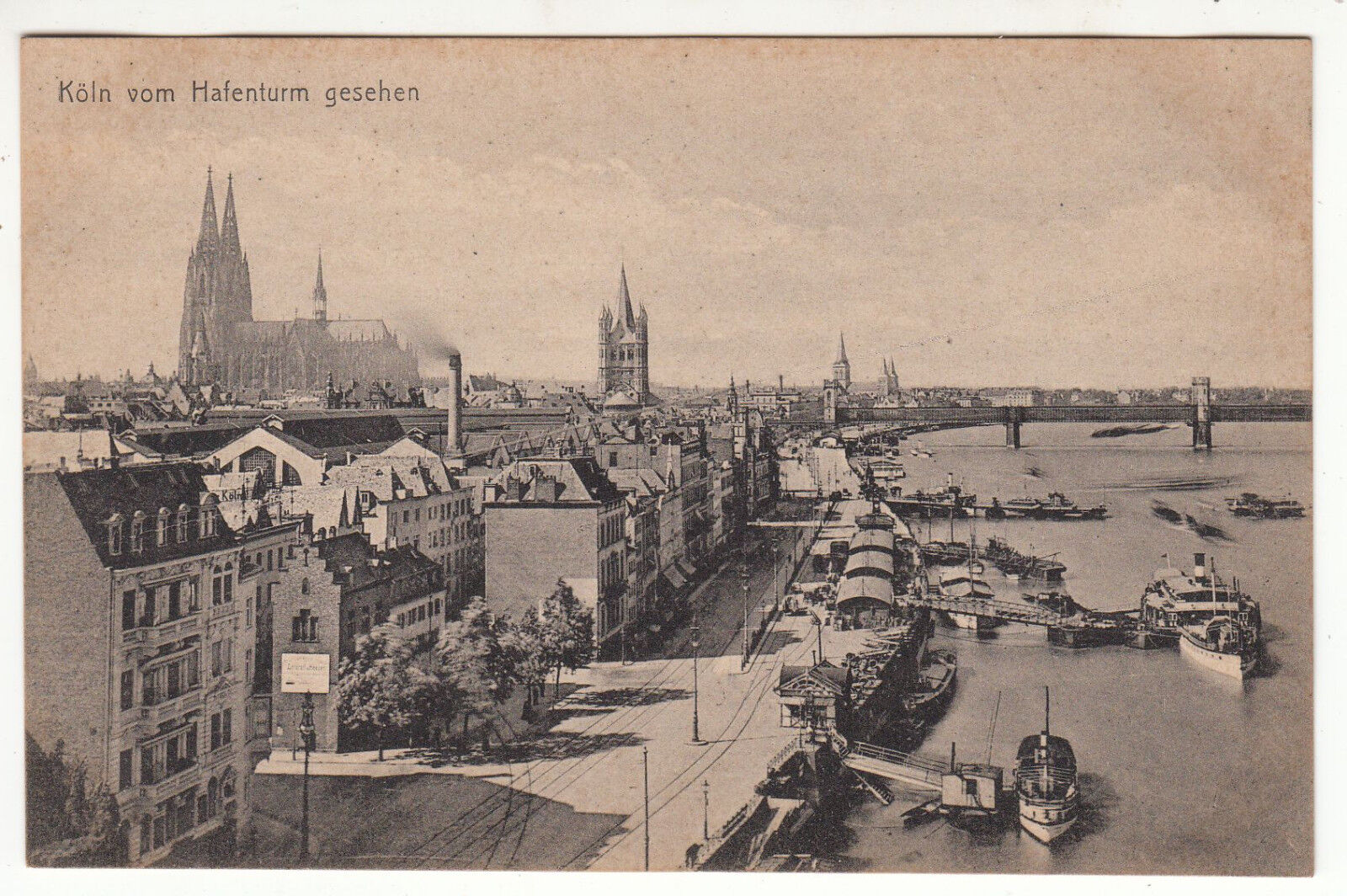 CARTE POSTALE POFTKARTE ALLEMAGNE KOLN VOM HEFENTURM GESEHEN 123446013170