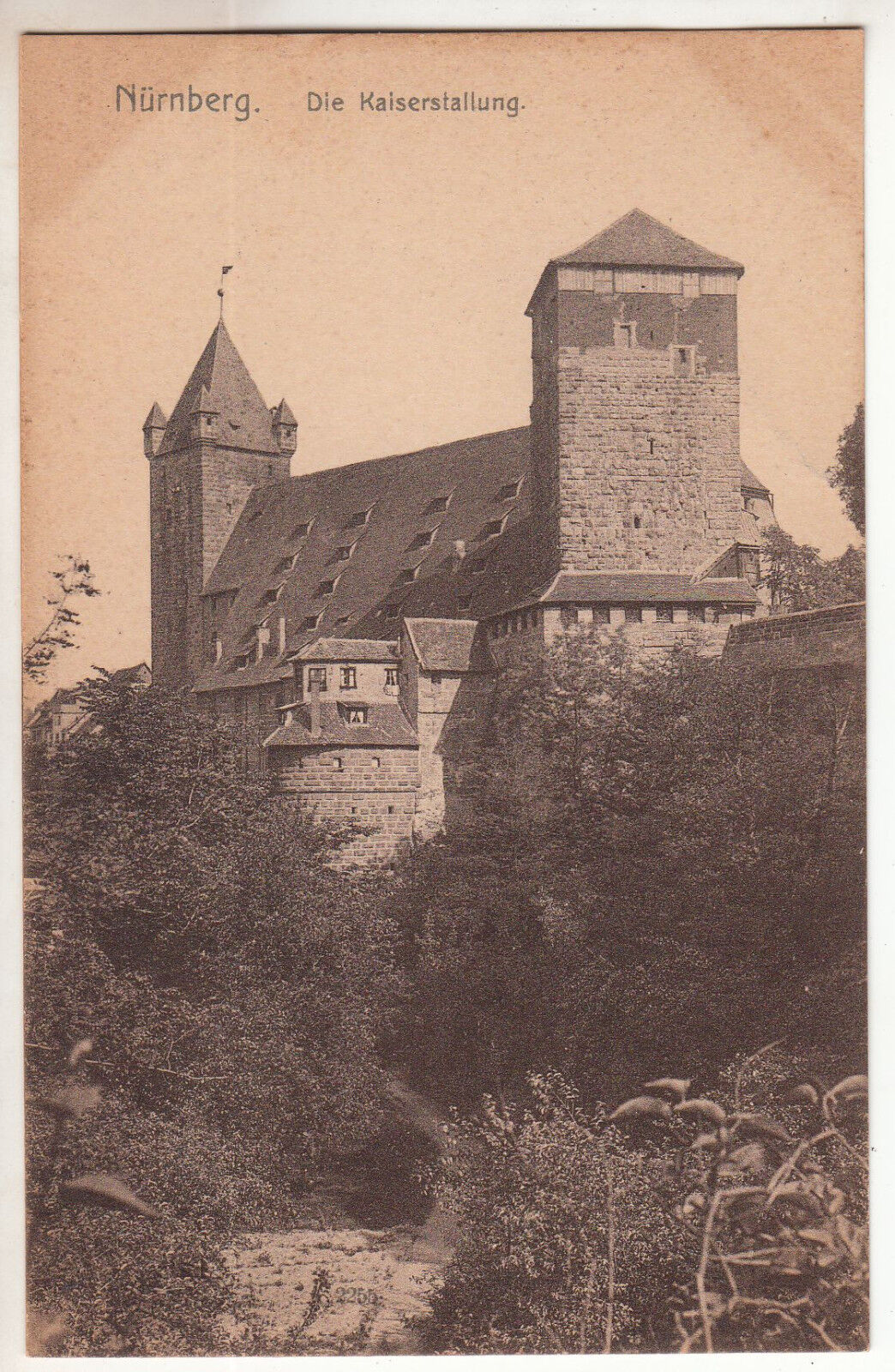 CARTE POSTALE POFTKARTE ALLEMAGNE NURNBERG DIE KAISERSTALLUNG 123450214820