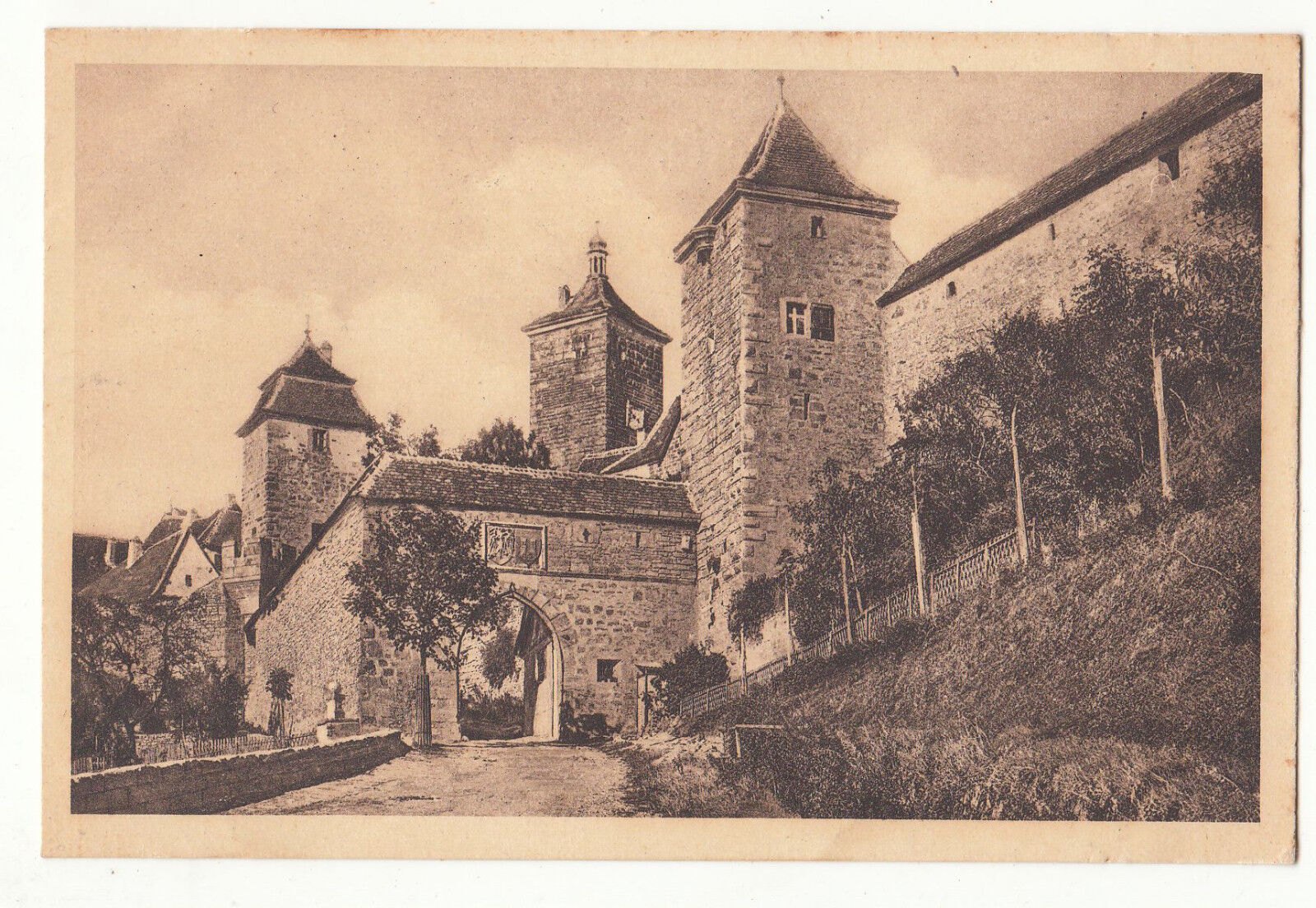 CARTE POSTALE POFTKARTE ALLEMAGNE ROTHENBURG O T KOBOLZELLERTOR VON AUSSEN 401623476950