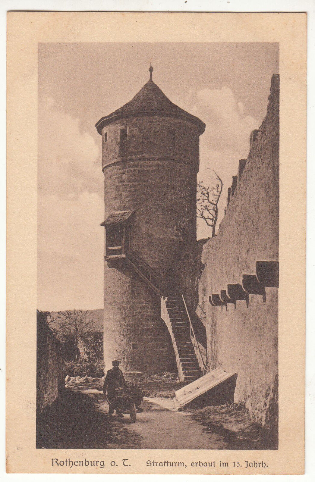 CARTE POSTALE POFTKARTE ALLEMAGNE ROTHENBURG STRAFTURM ERBAUT IM 15 JAHRH 123452169370