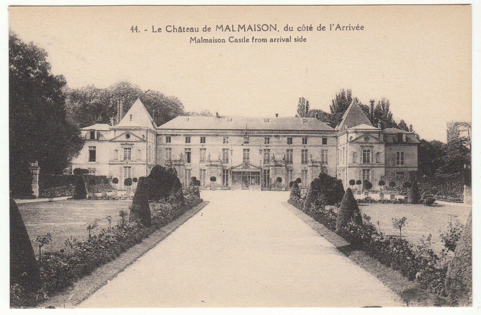 CARTE POSTALE RUEIL CHATEAU DE MALMAISON DU COTE DE L ARRIVEE 402001288230