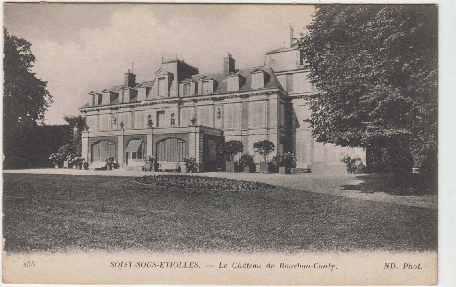 CARTE POSTALE SOISY SOUS ETOILE LE CHATEAU DE BOURBON CONTY 123925931460