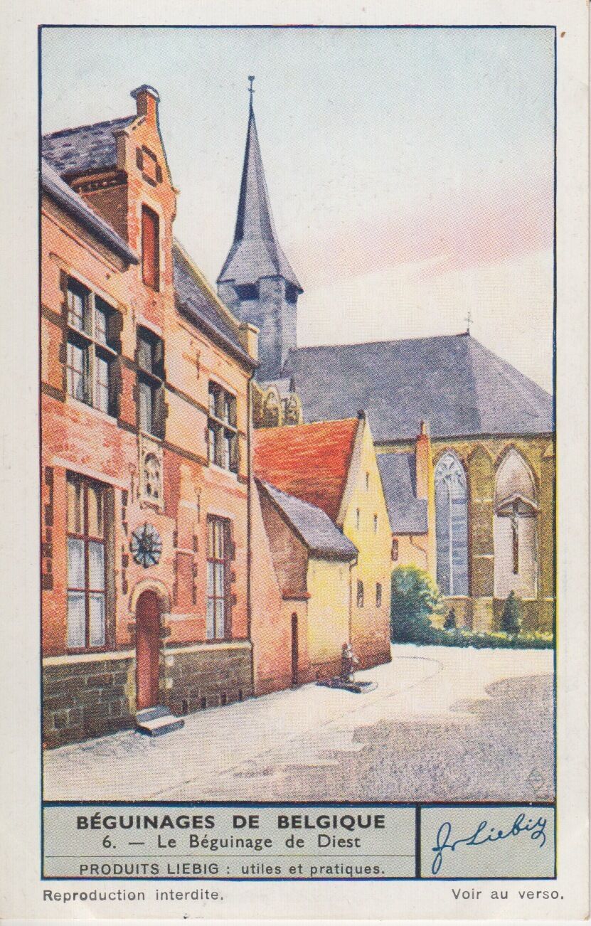 CHROMO LIEBIG BEGUINAGES DE BELGIQUE LE BEGUINAGE DE DIEST 400790864640