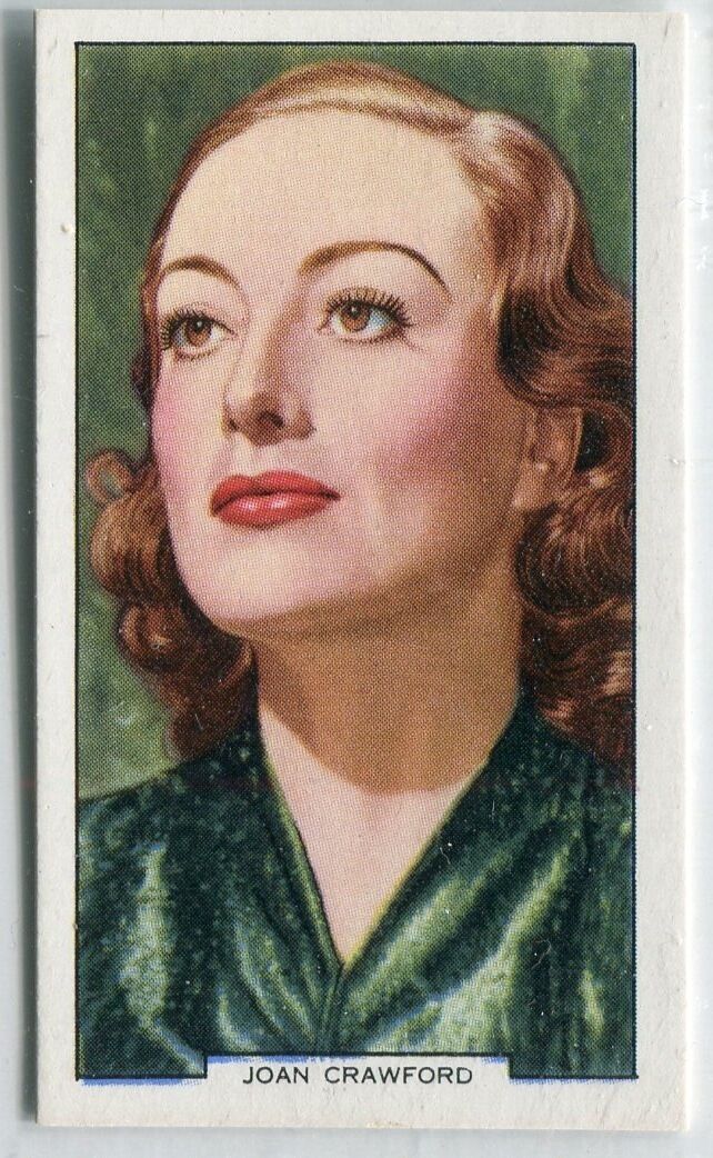 CHROMO PERSONNAGE CELEBRE STAR JOAN CRAWFORD 121010253270