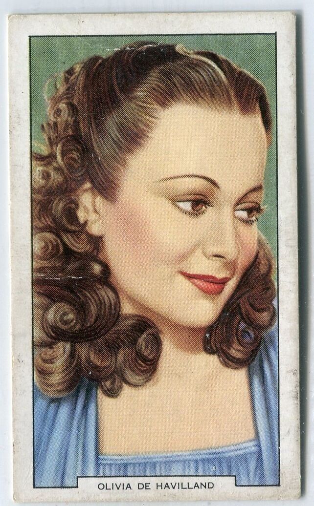 CHROMO PERSONNAGE CELEBRE STAR OLIVIA DE HAVILLAND 400335056380