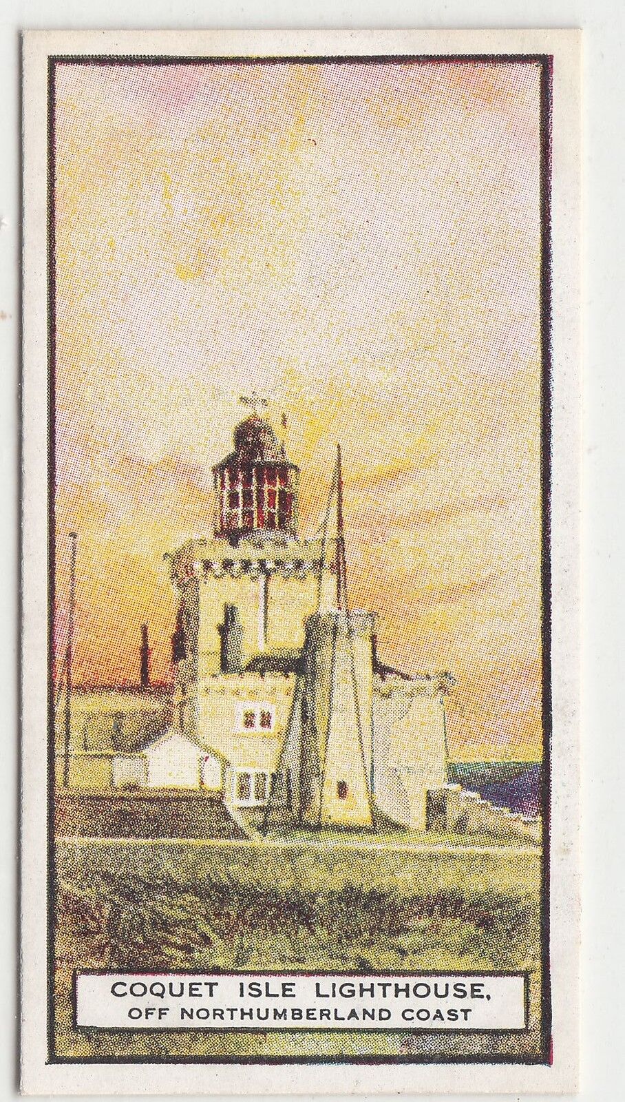 CHROMO VIRGINIA CIGARETTE PHARE COQUET ISLE LIGHTHOUSE 401181272170