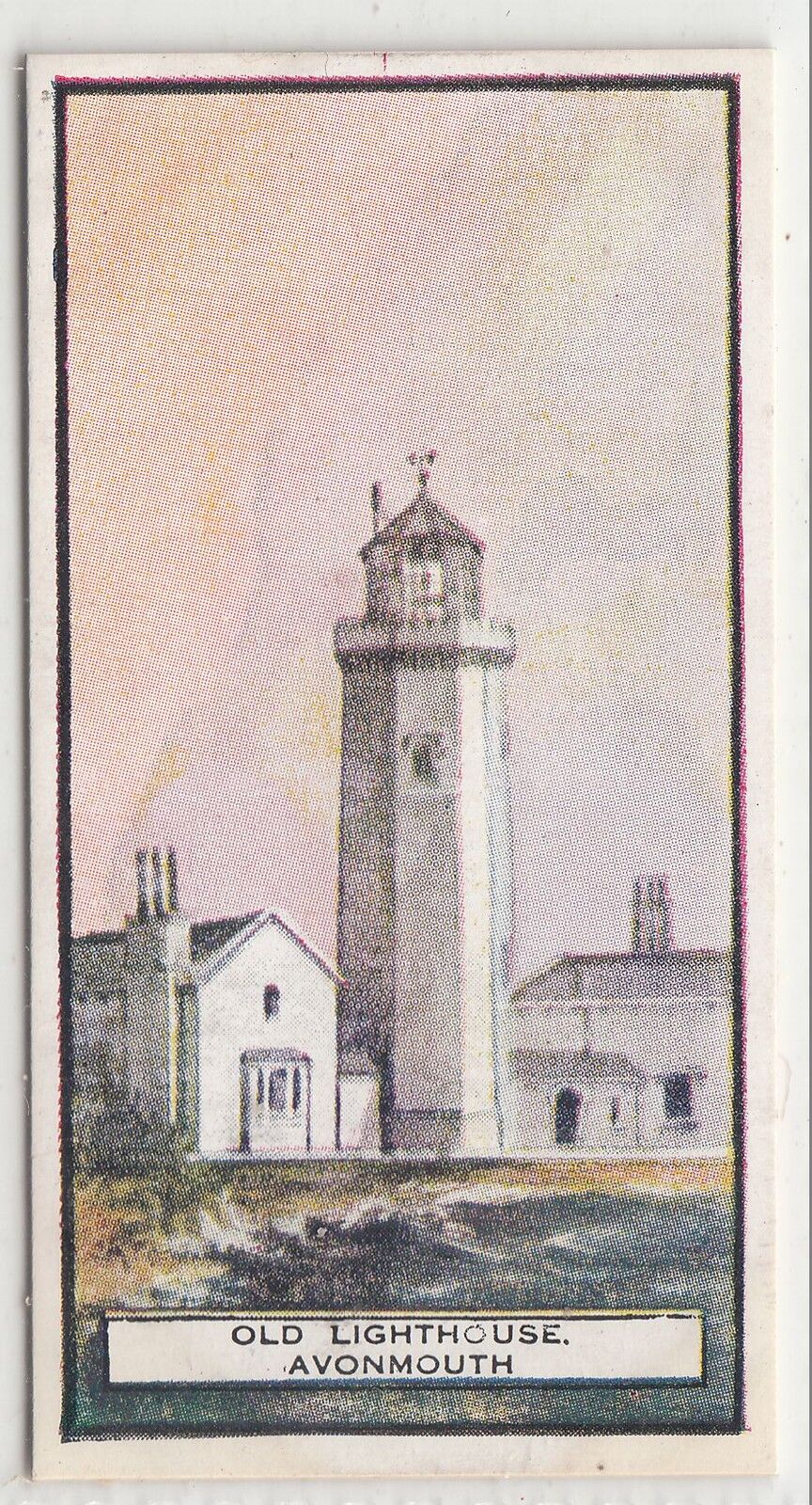 CHROMO VIRGINIA CIGARETTE PHARE OLD LIGHTHOUSE AVONMOUTH 122112138310