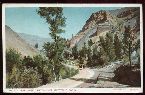 CP USA GARDINER CANYON YELLOWSTONE PARK 110644727450