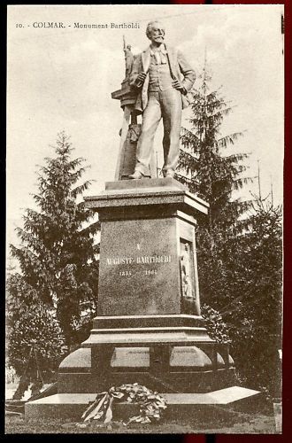 CPA COLMAR MONUMENT BARTHOLDI 110631480810