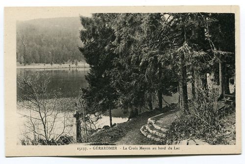 CPA GERARDMER LA CROIX MEYON AU BORD DU LAC 110615597050