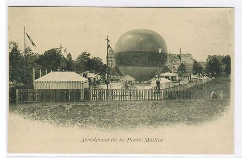 CPA REPRO PARIS AERODROME DE LA PORTE MAILLOT 400746680600