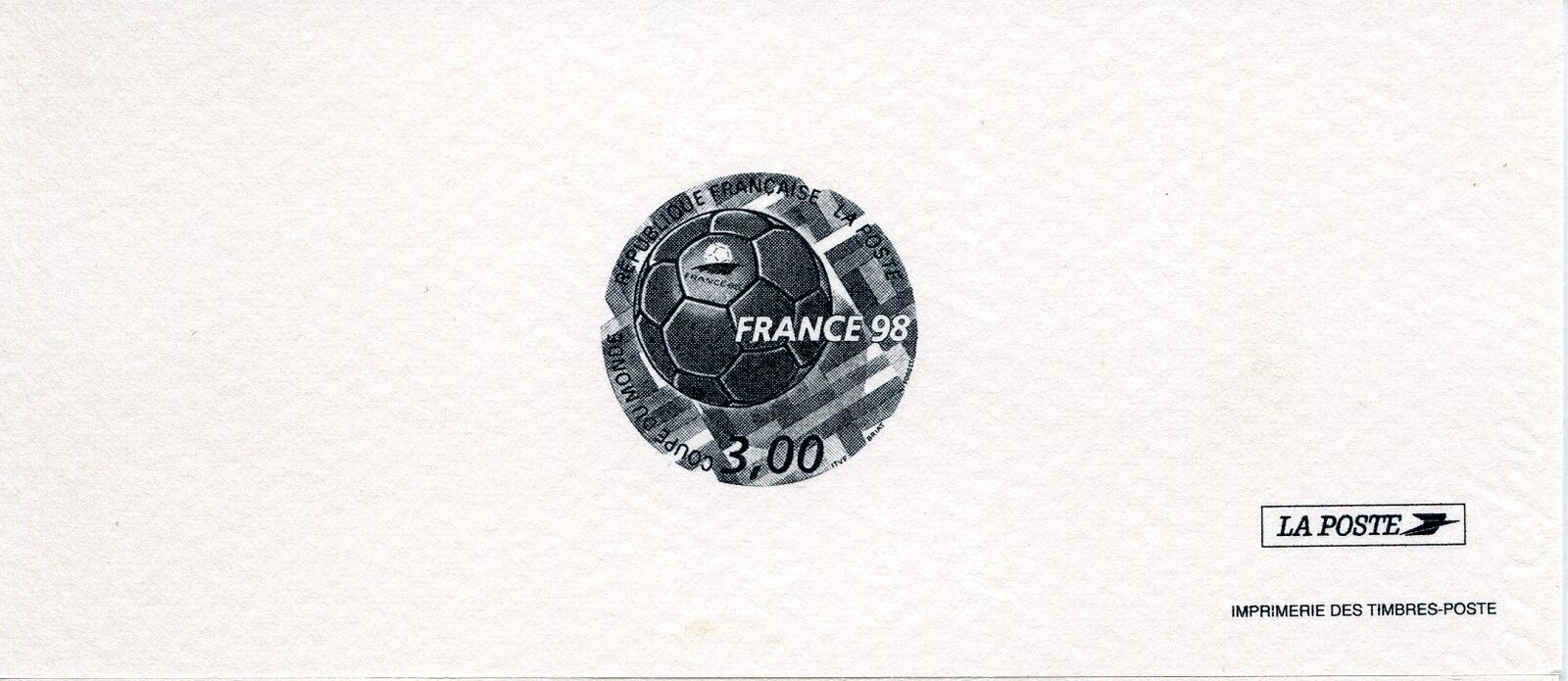 EPREUVE DE LUXE DU N 3170 FRANCE 98 FOOTBALL COUPE DU MONDE 123176650150