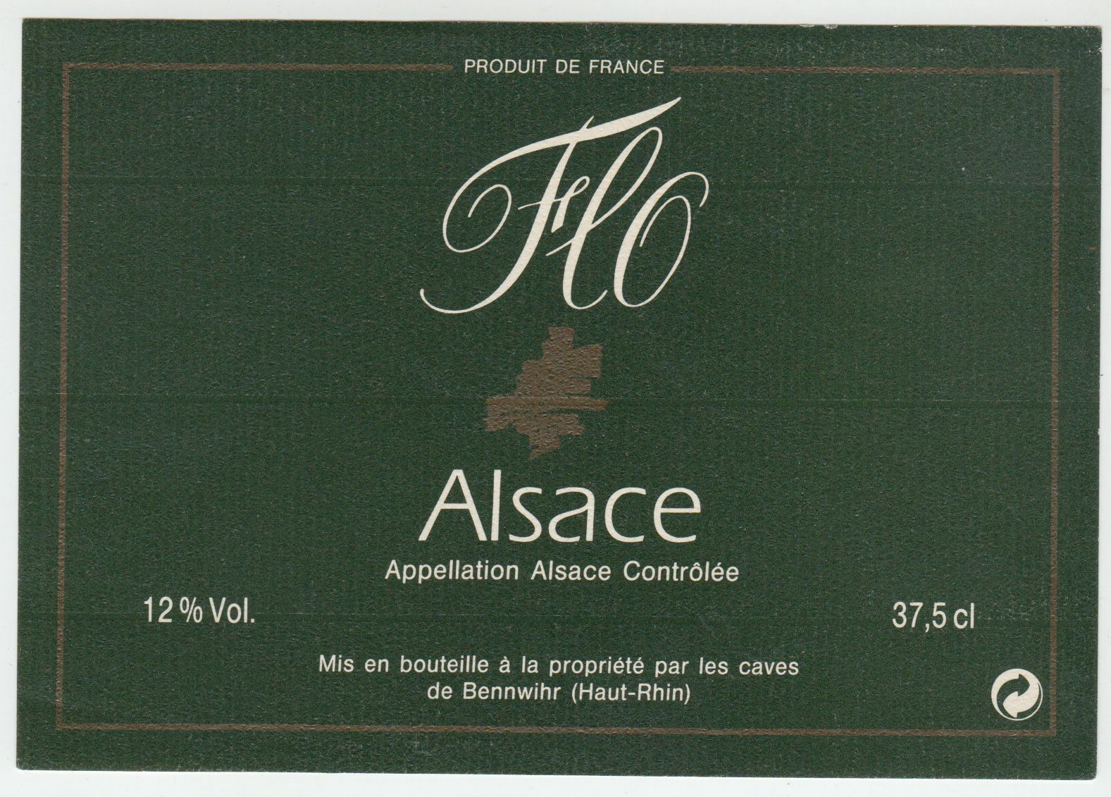 ETIQUETTE DE VIN D ALSACE FLO 402631697940