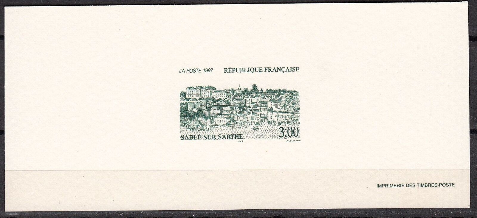 FRANCE GRAVURES DU TIMBRE N 3107 SABLE SUR SARTHE 121979563560