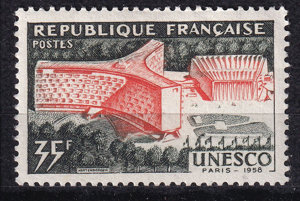 FRANCE TIMBRE NEUF N 1178 PALAIS DE L UNESCO A PARIS 404185623900