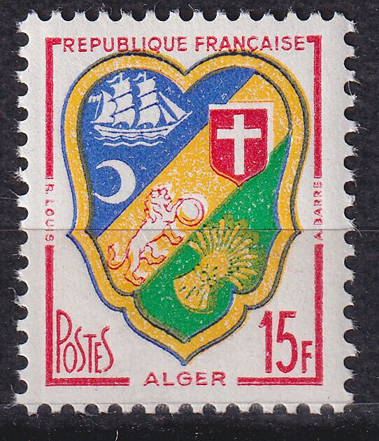 FRANCE TIMBRE NEUF N 1195 BLASON D ALGER 125800393430