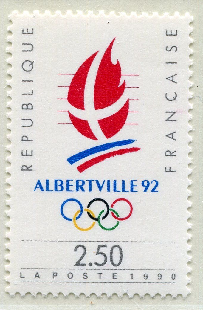 FRANCE TIMBRE NEUF N 2632 LOGO OFFICIEL FLAMME OLYMPIQUE 400810467740