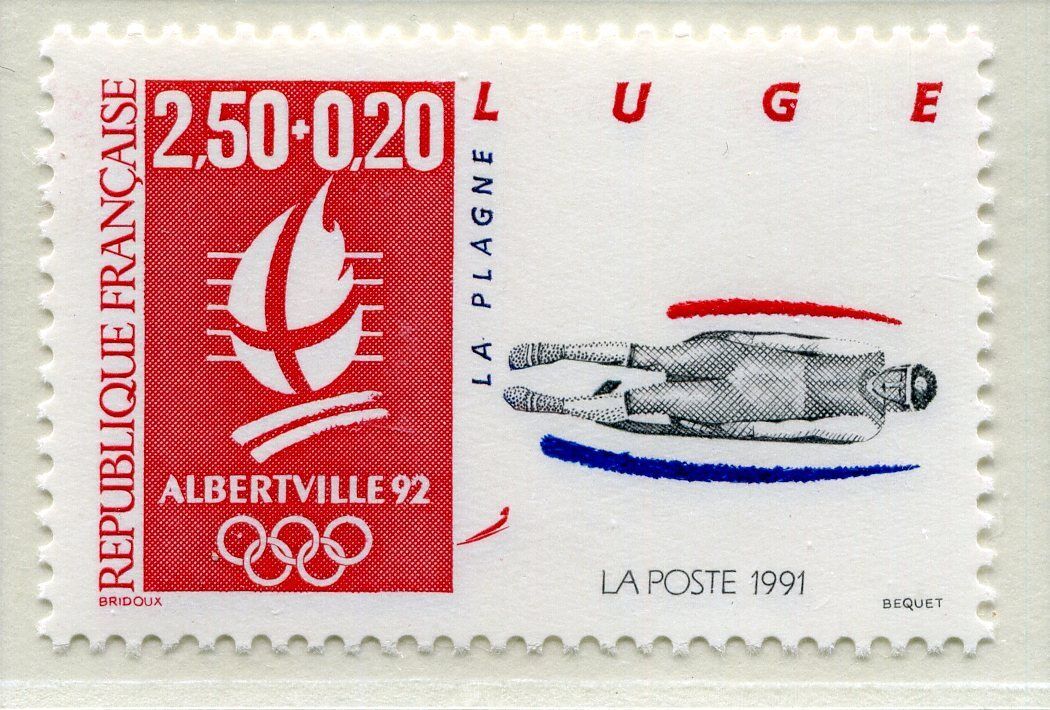 FRANCE TIMBRE NEUF N 2679 JEUX OLYMPIQUE LUGE 121492923790