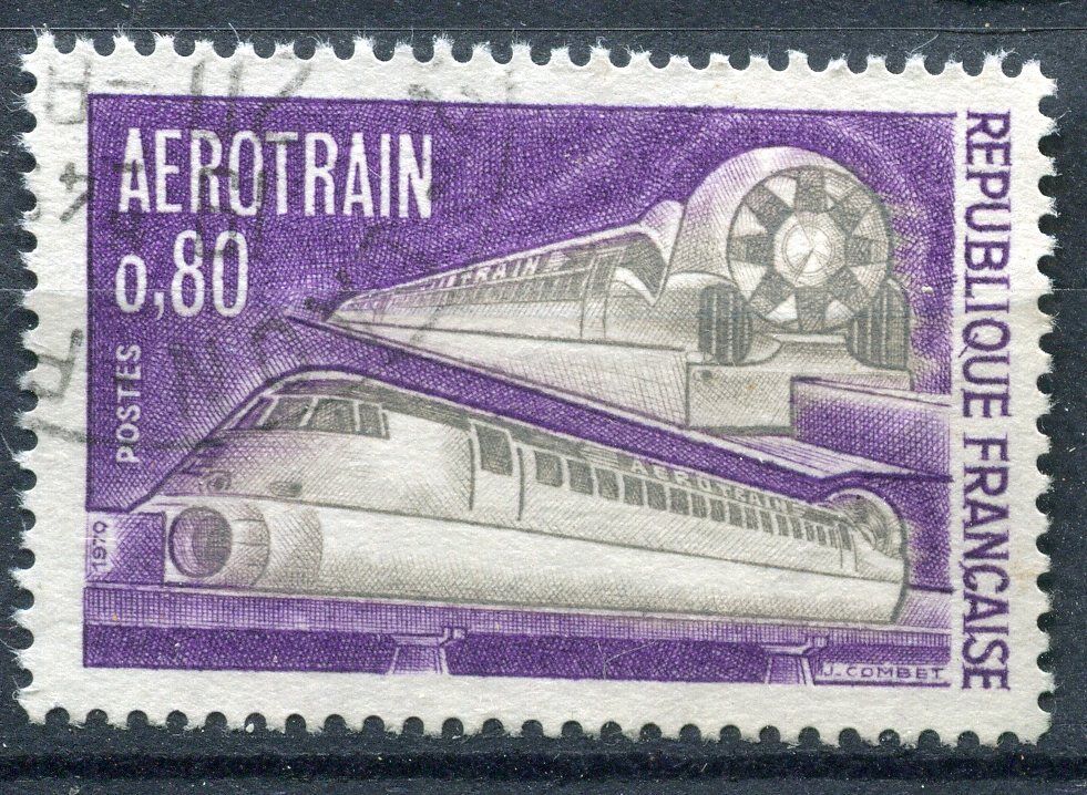 FRANCE TIMBRE OBL N 1631 AEROTRAIN 110935663830