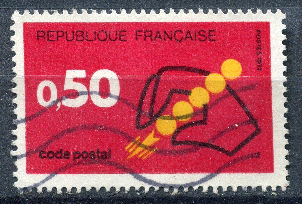 FRANCE TIMBRE OBL N 1720 CODE POSTALE TYPOGRAPHIE 120967479400