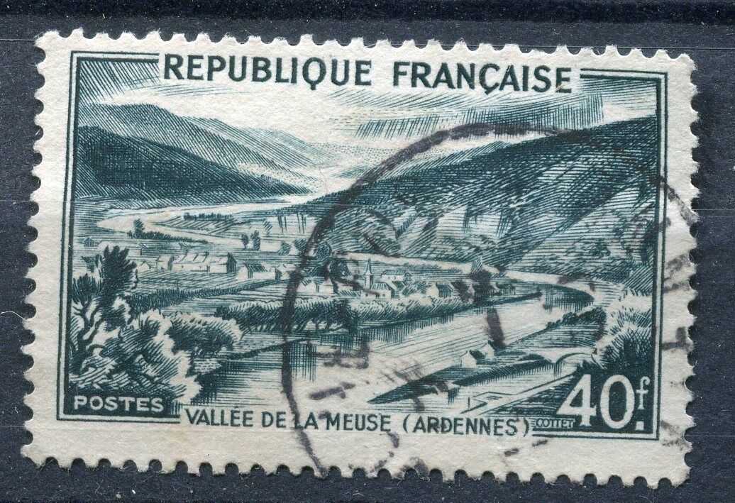 FRANCE TIMBRE OBL N 842 A VALLEE DE LA MEUSE 110936117050