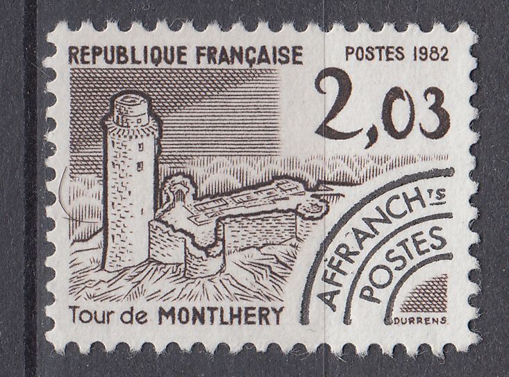 FRANCE TIMBRE PREOBLITERE N 176 OBL TOUR DE MONTLHERY 402377830140