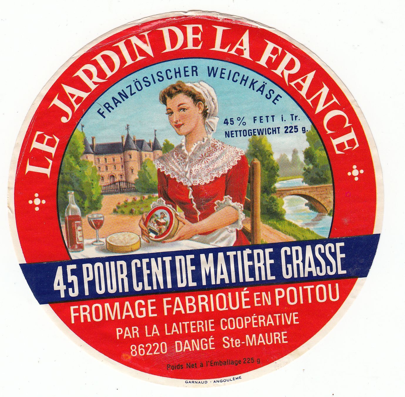 FROMAGE CAMEMBERT LE JARDIN DE LA FRANCE DANGE STE MAURE 400927941540