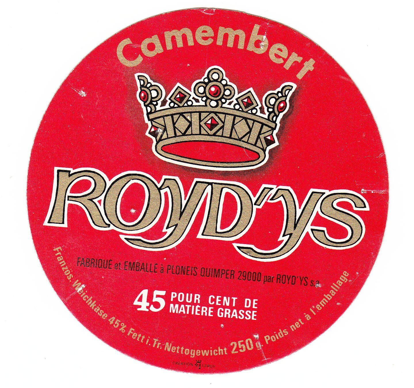 FROMAGE CAMEMBERT ROYD YS PLONEIS QUIMPER 400927941530