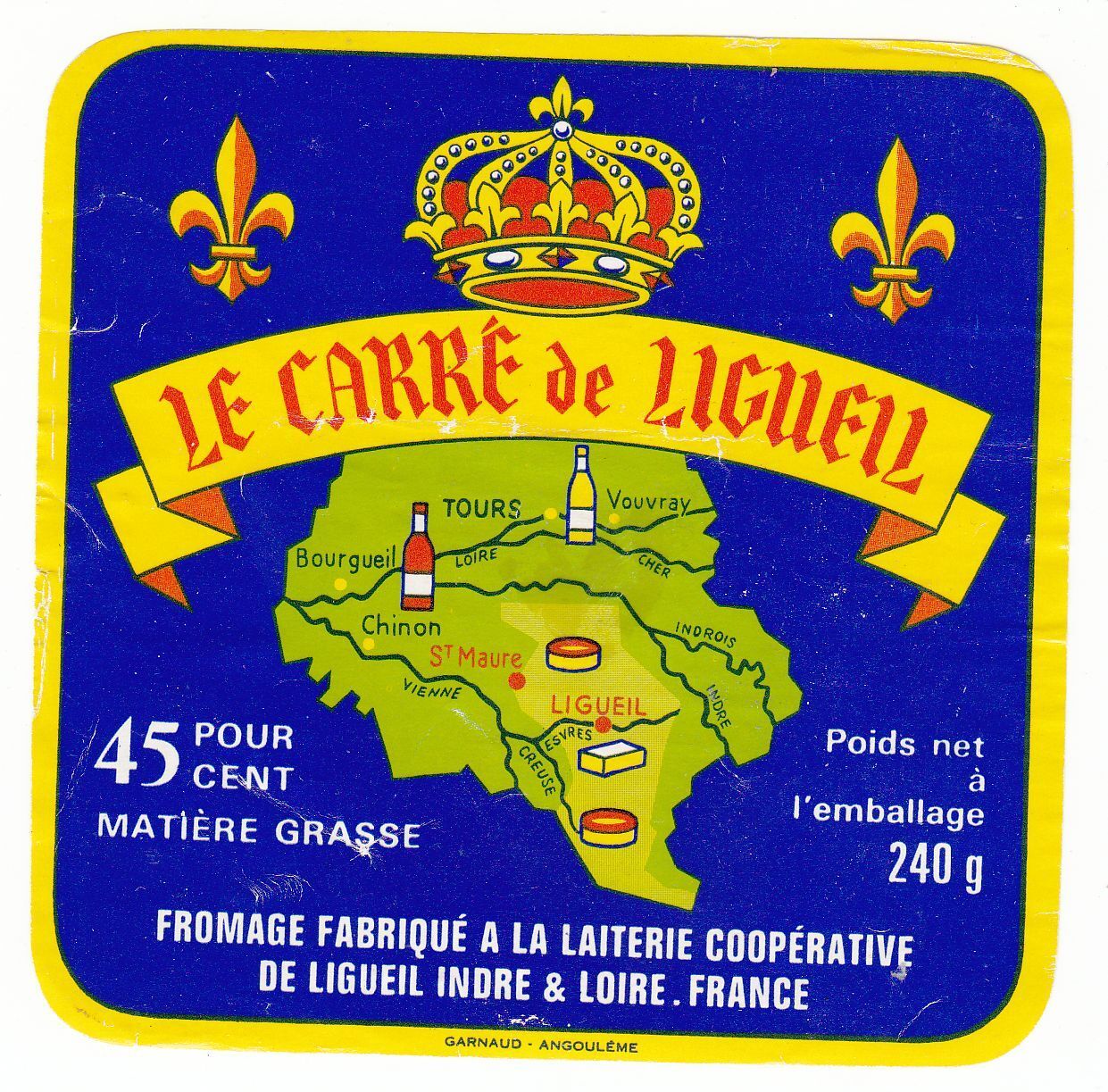 FROMAGE LE CARRE DE LIGUEIL INDRE ET LOIRE 400927941590