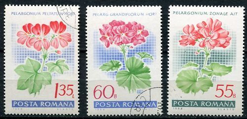 LOT DE 3 TIMBRES ROUMANIE THEME FLEURS 120663263630