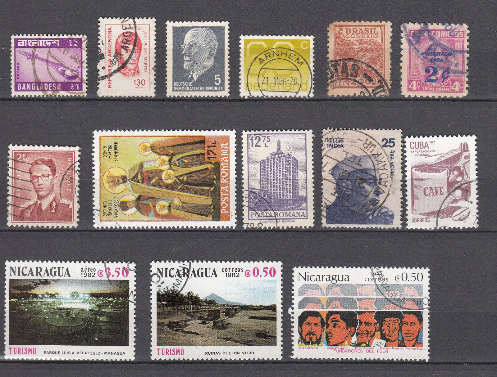 LOT DE TIMBRES A ETUDIER DIVERS PAYS LOT 19 123199031690