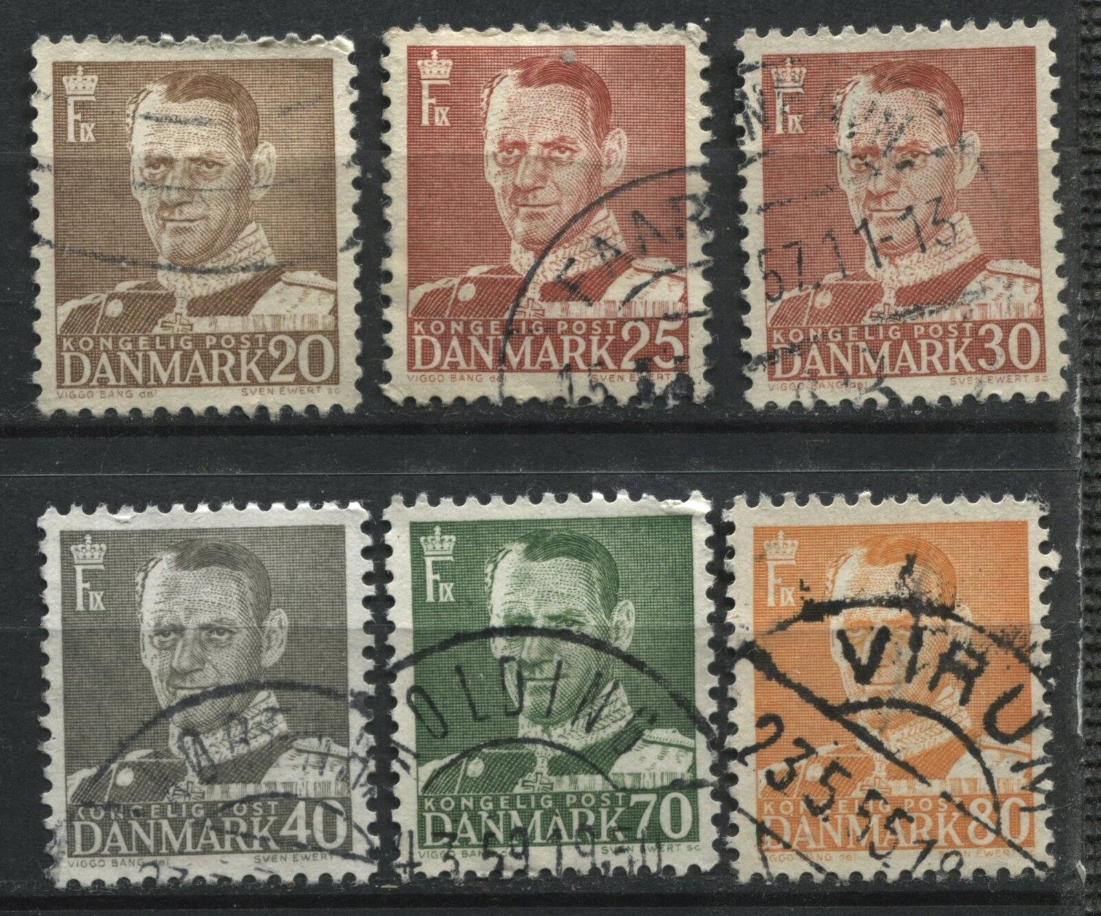 LOT SERIE TIMBRES DANEMARK A VOIR 110882284050