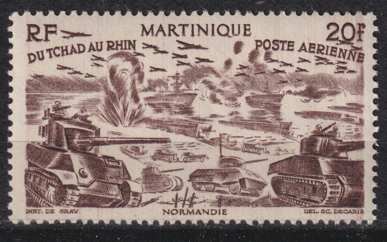 MARTINIQUE TIMBRE COLONIE FRANCE NEUF N 10 TCHAD AU RHIN 403186352640