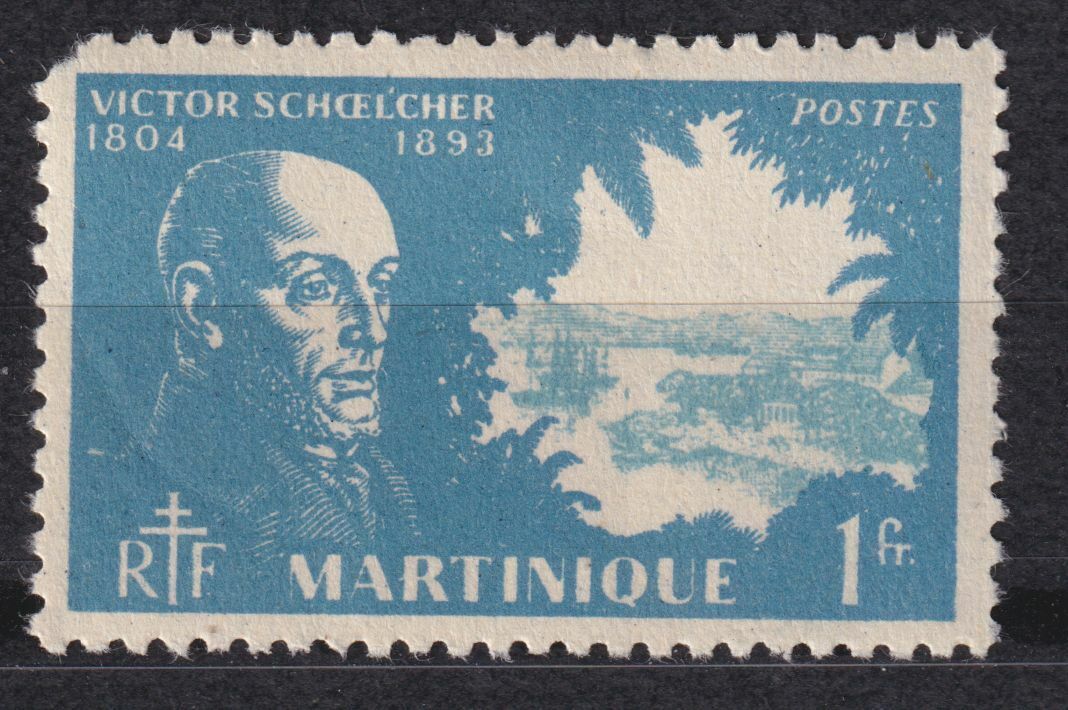 MARTINIQUE TIMBRE COLONIE FRANCE NEUF N° 206 ** VICTOR SCHOELCHER ESCLAVAGE