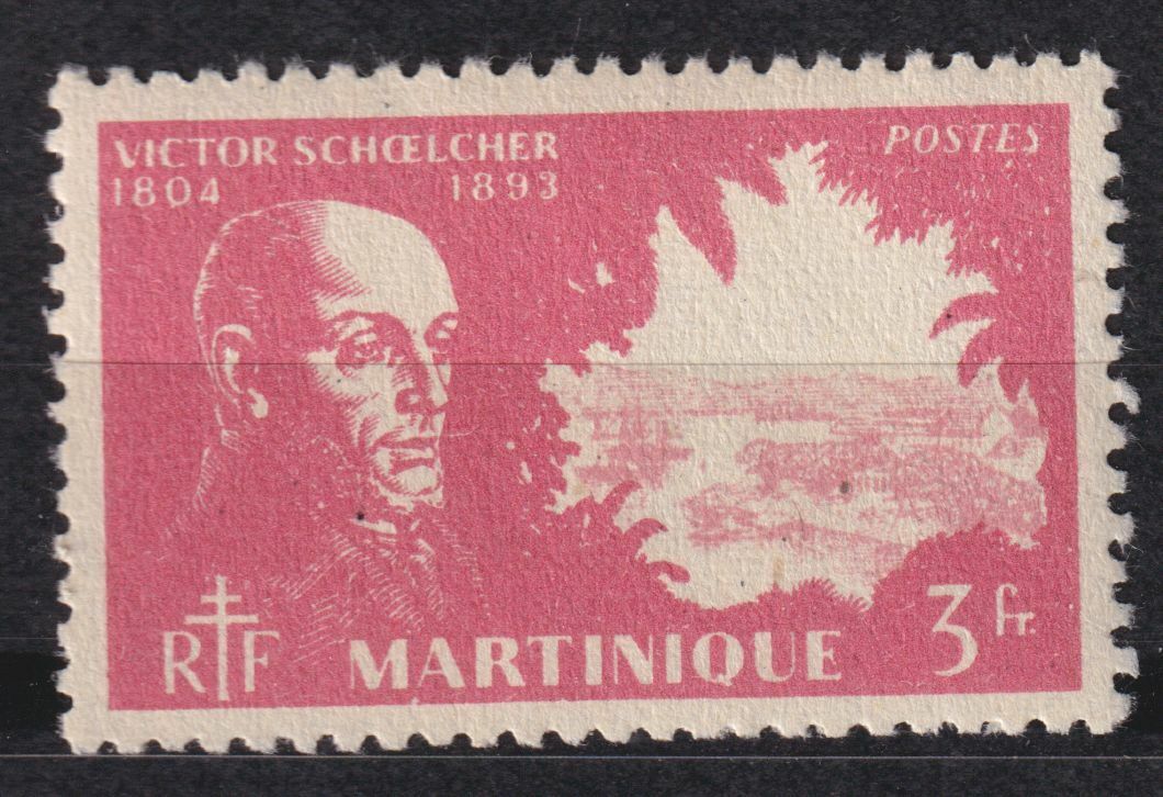 MARTINIQUE TIMBRE COLONIE FRANCE NEUF N 211 VICTOR SCHOELCHER ESCLAVAGE 402977787100