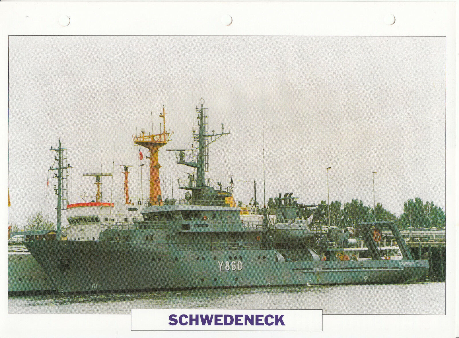 PHOTO BATEAU MILITAIRE EXPERIMENTATIONS SCHWEDENECK ALLEMAGNE 1987 401777164460