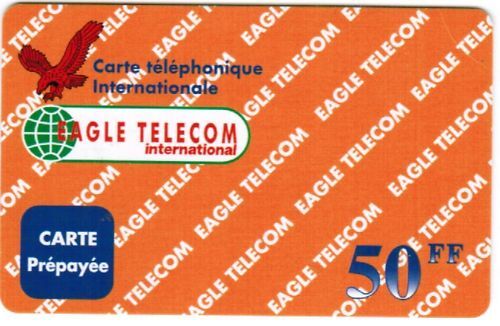 TELECARTE 50 F EAGLE TELECOM INTERNATIONAL 120657062430