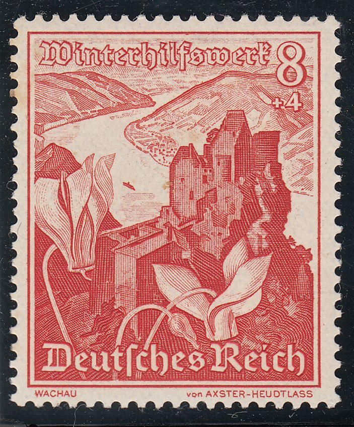 TIMBRE ALLEMAGNE NEUF CHARNIERE N 620 RUINES DU CHATEAU ABBSTEIN ET CYCLAMEN 401180084190