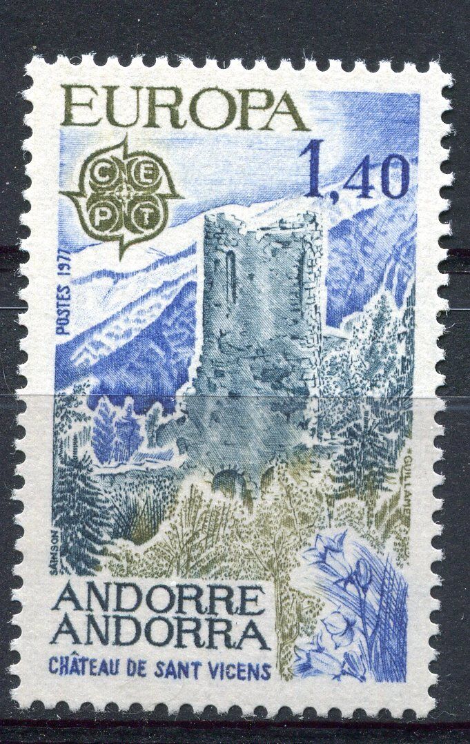 TIMBRE ANDORRE FRANCE NEUF N 262 EUROPA CHATEAU DE SAINT VICENS 400805721780