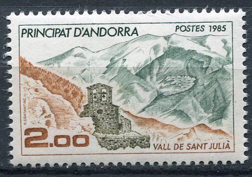 TIMBRE ANDORRE FRANCE NEUF N 338 LA VALLEE DE SAINT JULIA 121388092550