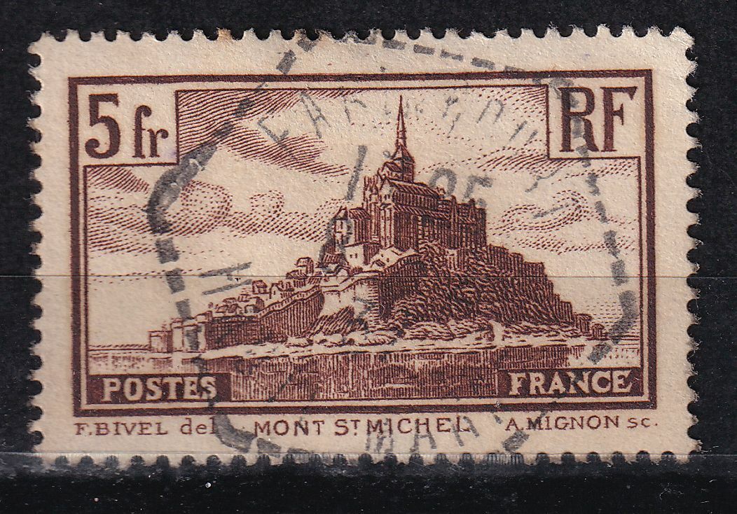 TIMBRE FRANCE OBLITERE N 260 MONT SAINT MICHEL 125276536210