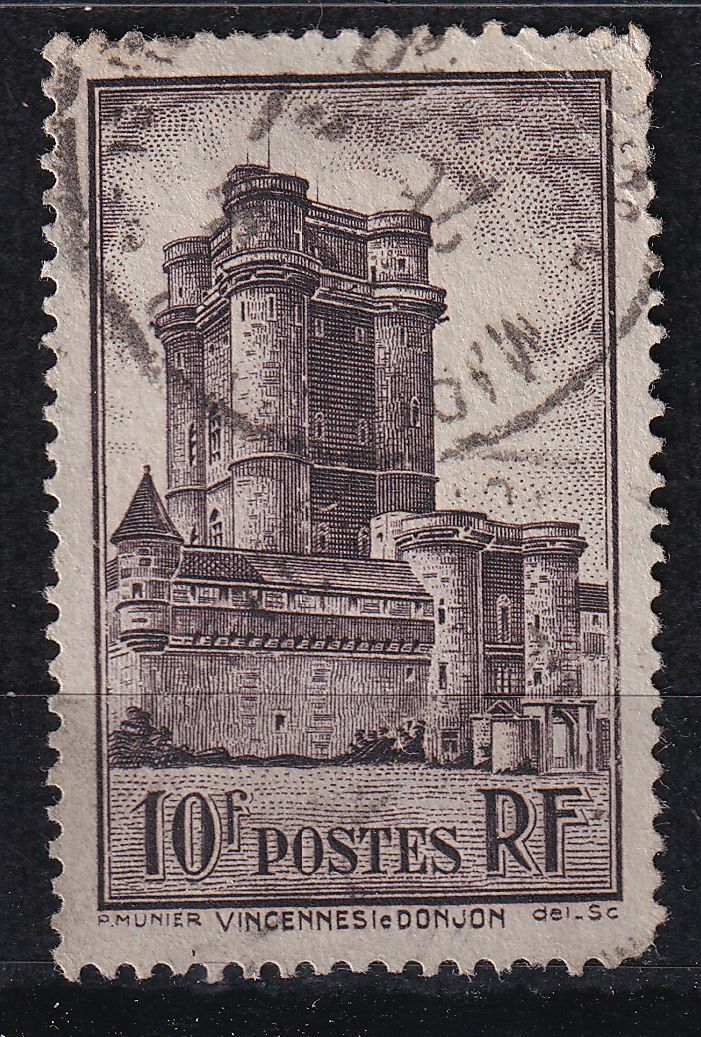 TIMBRE FRANCE OBLITERE N 393 DONJON DU CHATEAU DE VINCENNES 403619323720