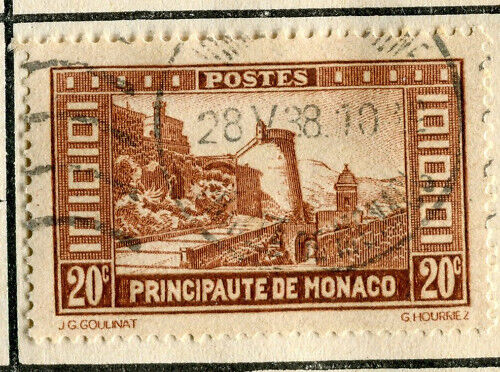 TIMBRE MONACO N120 OBLITERES SUR CHARNIERE 110613327610