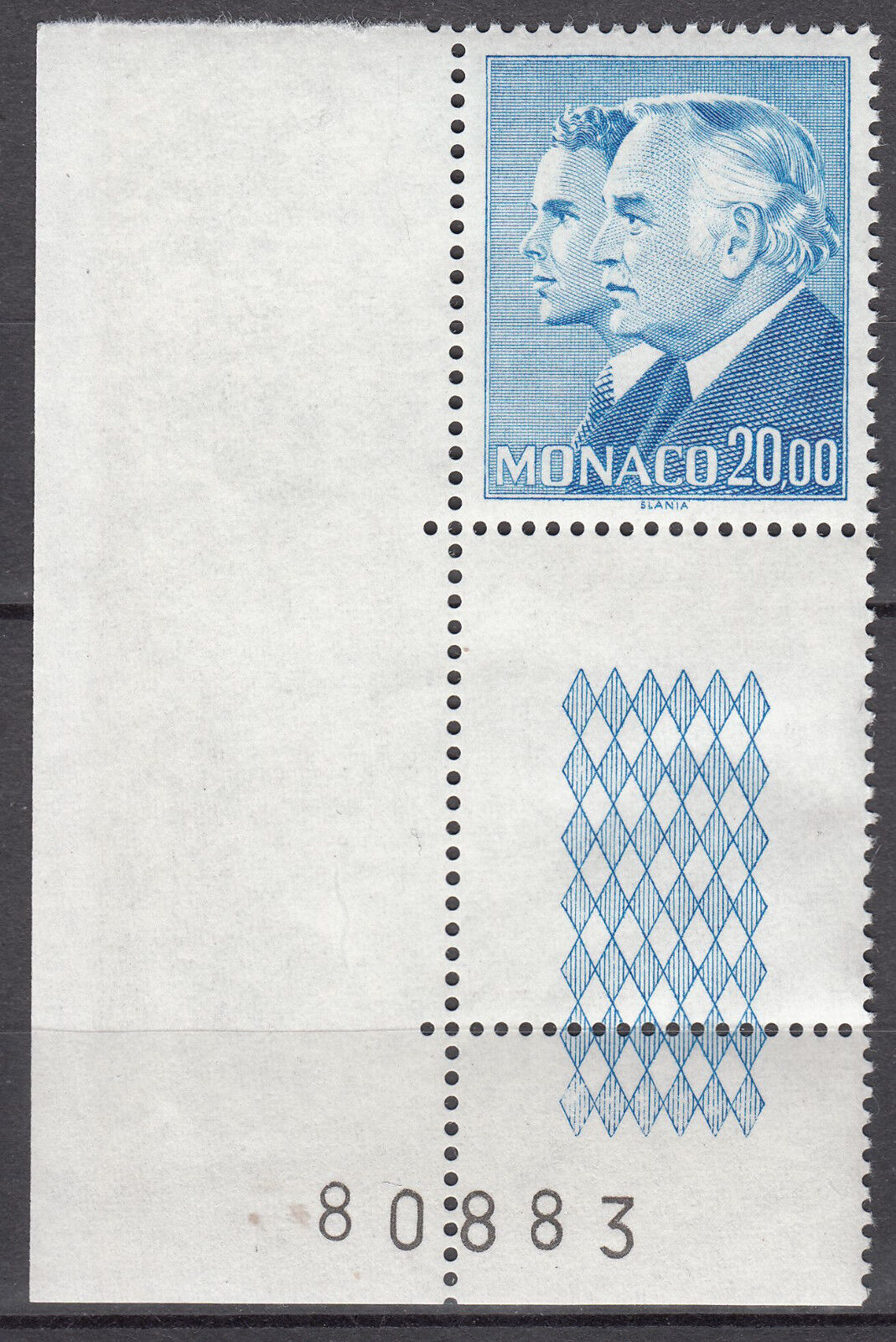 TIMBRE MONACO NEUF N 1614 PRINCES RAINIER III ET ALBERT TYPE 1981 123510114360