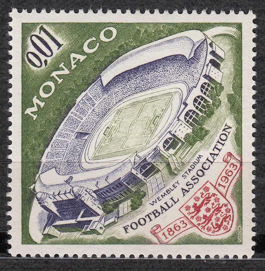 TIMBRE MONACO NEUF N 620 CENTENAIRE DU FOOTBALL STADE WEMBLEY 123097980500